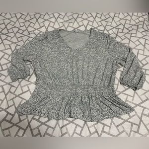 Ophelia Roe cinched waist blouse